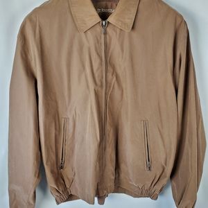 St. John’s Bay men XL windbreaker Brown full zip l
